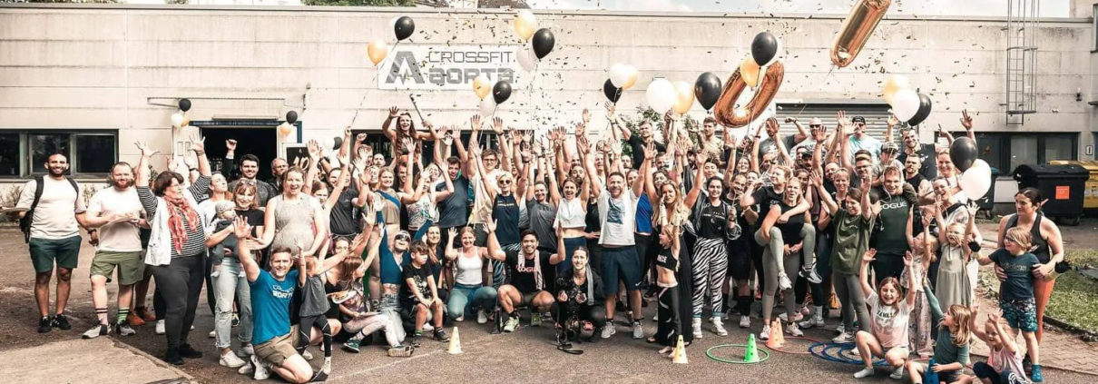 CrossFit Aorta Community inn Berlin Tempelfof Gruppenbild