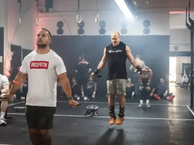 Double Unders beim Training im Hyrox & CrossFit Gym Aorta in Berlin