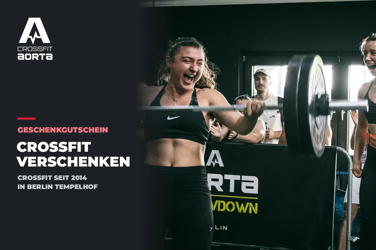Gutscheinmotiv CrossFit verschenken vom Hyrox & CrossFit Gym Aorta in Berlin Tempelhof